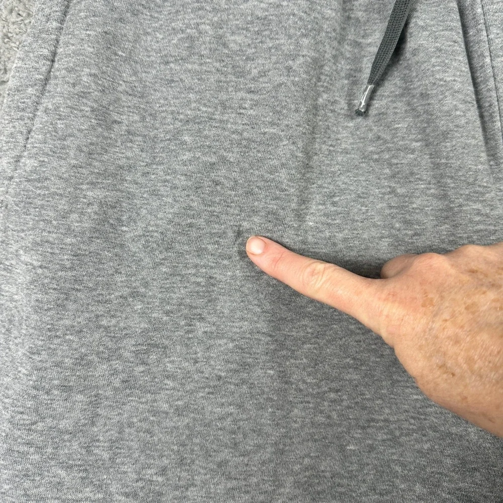 Jordan Jumpman Fleece Sweatpants Mens Large Gray Joggers Graphic DA6803-091‎